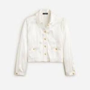 J.Crew Cream Blouse Satin XS